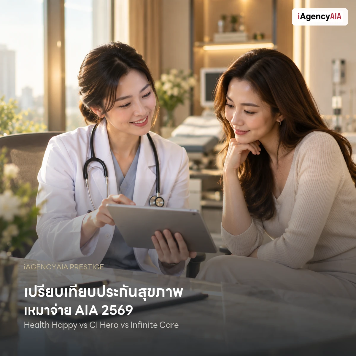 เปรียบเทียบประกันสุขภาพเหมาจ่าย AIA 2569